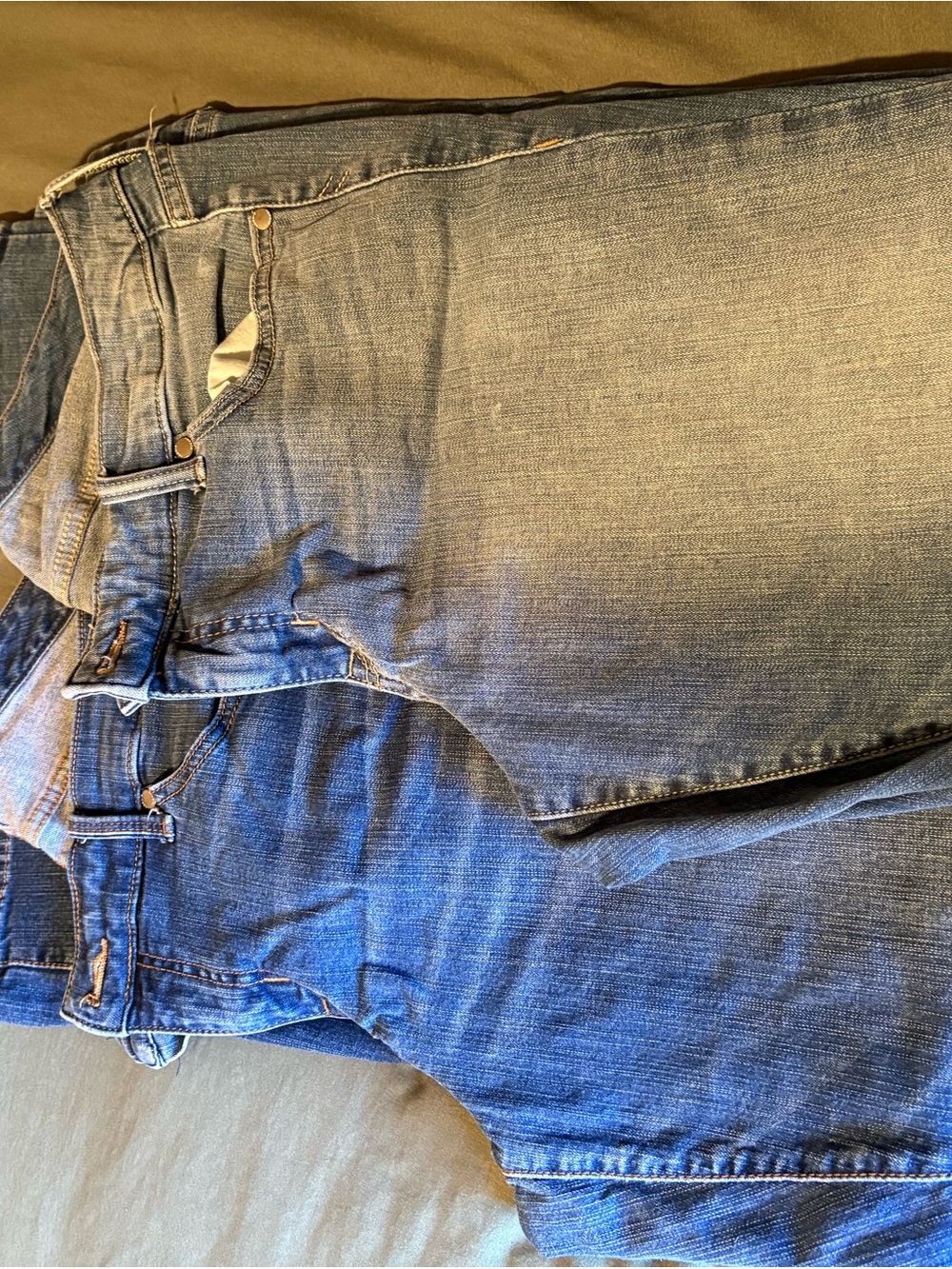 2 pair of torrid Jeans in Light and Medium Blue Washes